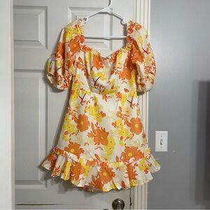 Floral boutique dress